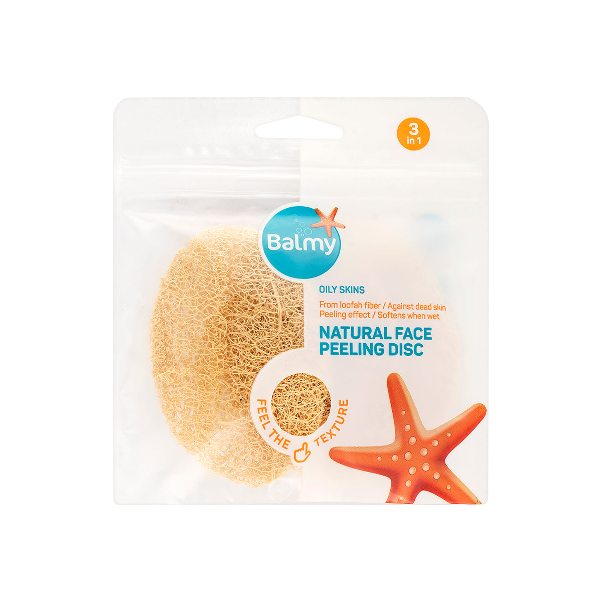 1-Balmy Natural Face Peeling Disc (3-in-1)