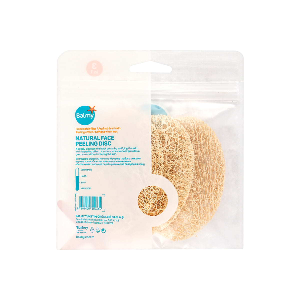 2-Balmy Natural Face Peeling Disc (3-in-1) +1