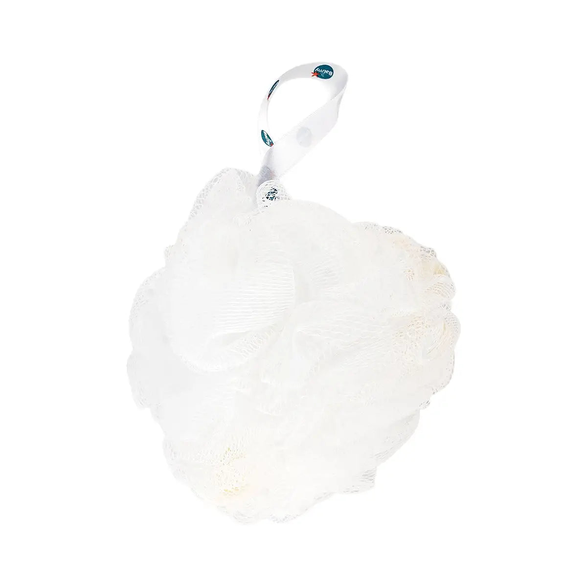 3-Balmy Bath Pouf With White Soap Pieces +2