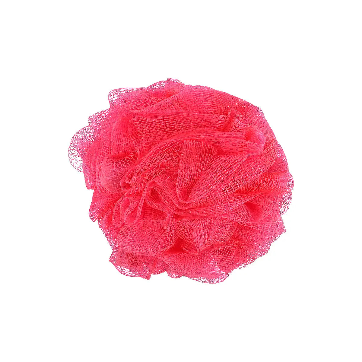 1-Balmy Bath Pouf With White Soap Pieces-Strawberry