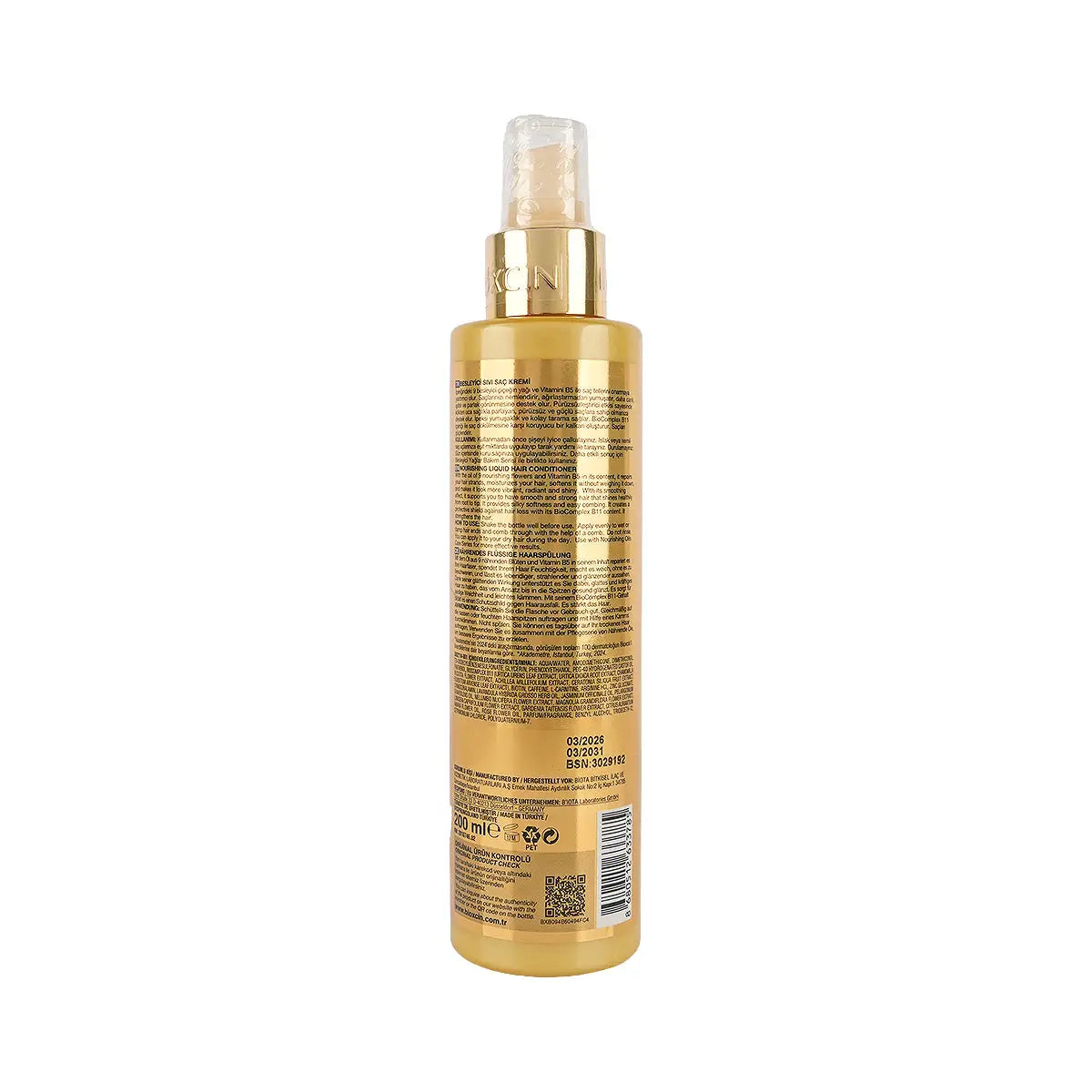 Bioxcin Nourishing Liquid Hair Conditioner 200mL