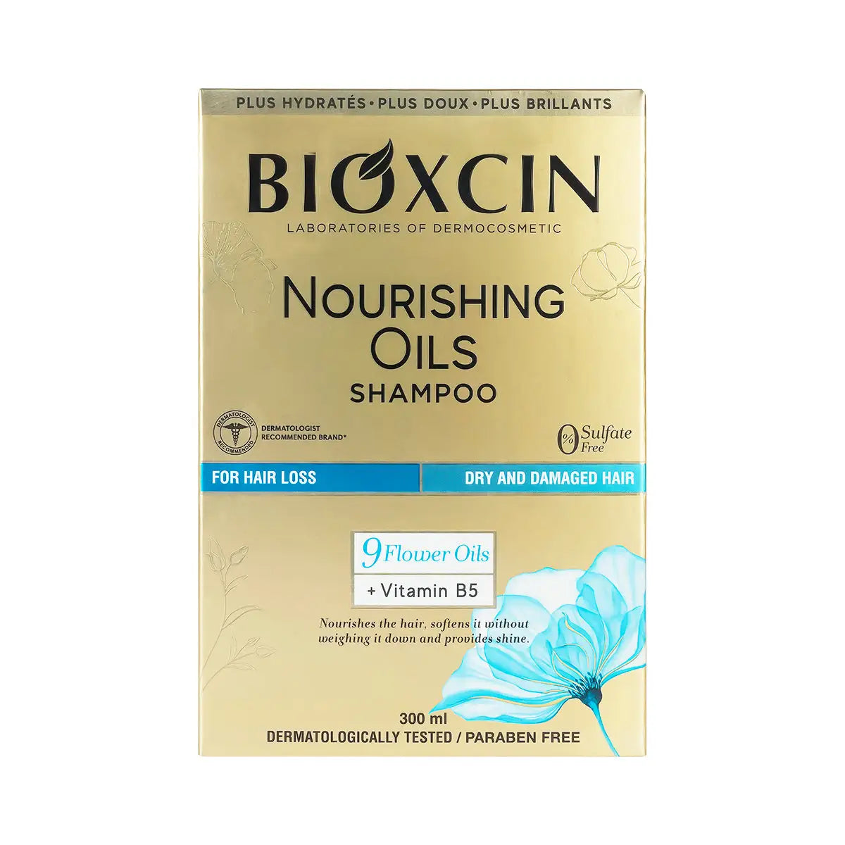 Bioxcin Nourishing Oils Shampoo For Hair Loss 300mL