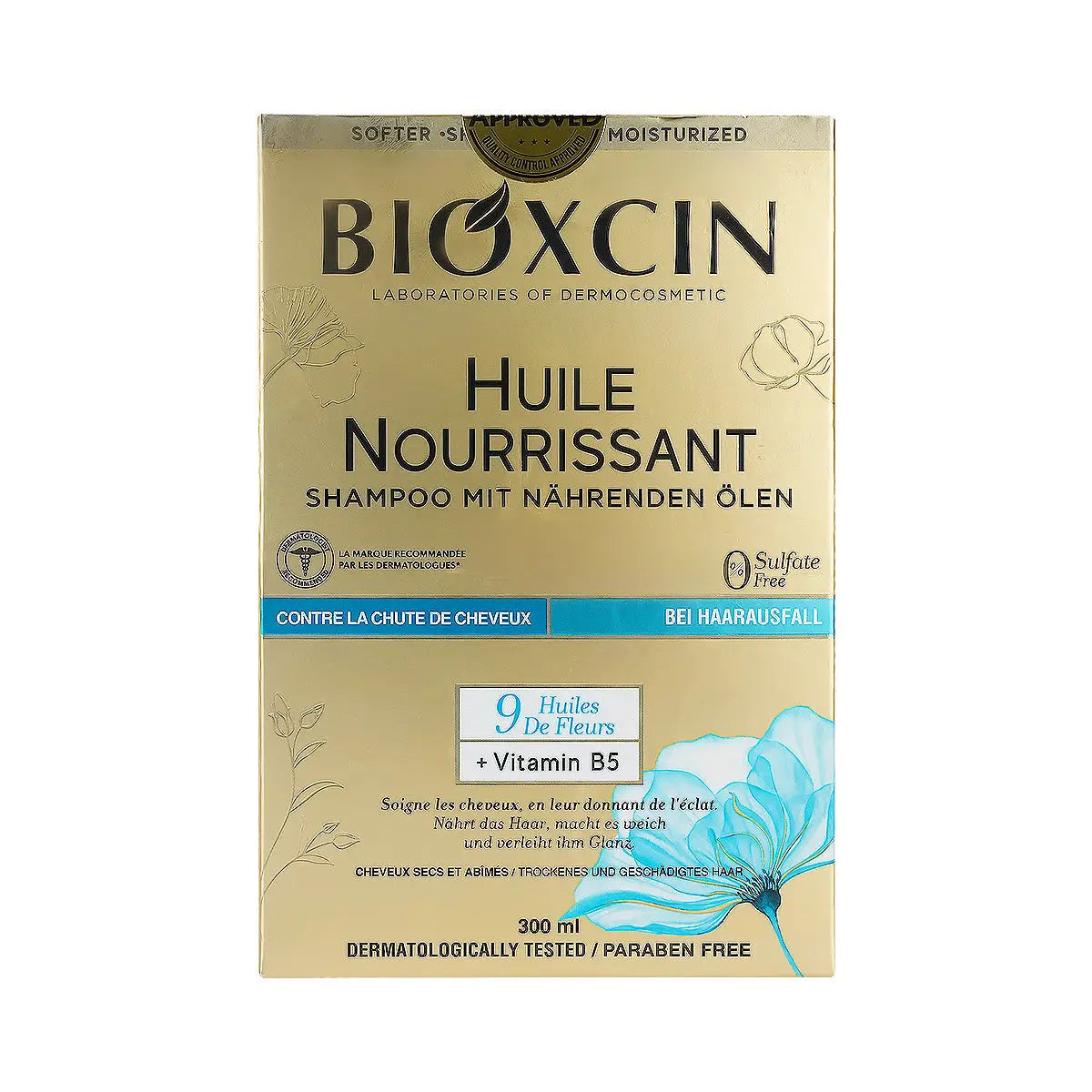 Bioxcin Nourishing Oils Shampoo For Hair Loss 300mL