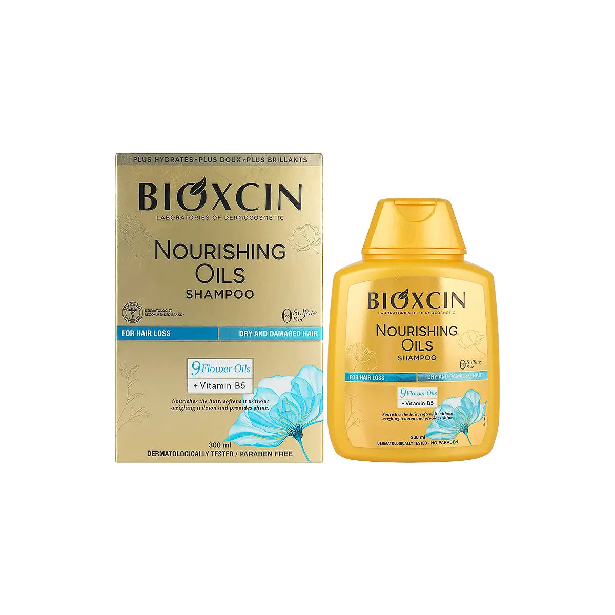 Bioxcin Nourishing Oils Shampoo For Hair Loss 300mL