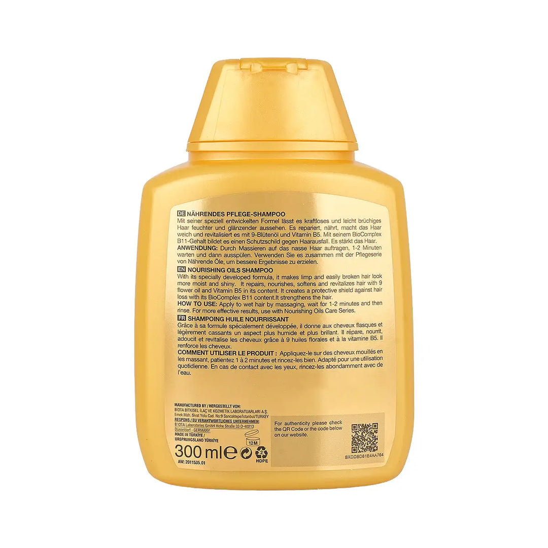 60968-Bioxcin Nourishing Oils Shampoo For Hair Loss 300mL +1