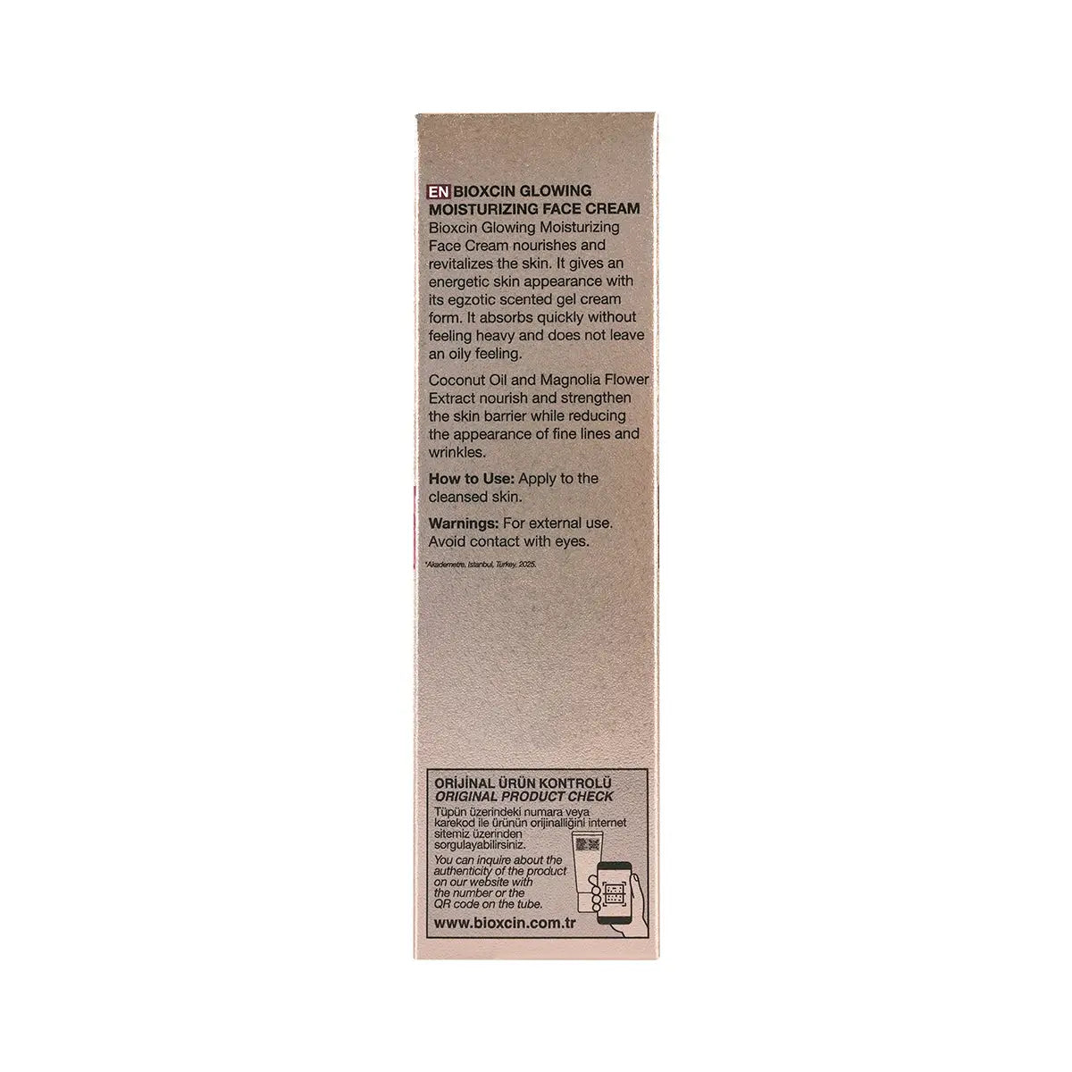 Bioxcin Gold On Skin Glowing Moisturizing Face Cream 50mL