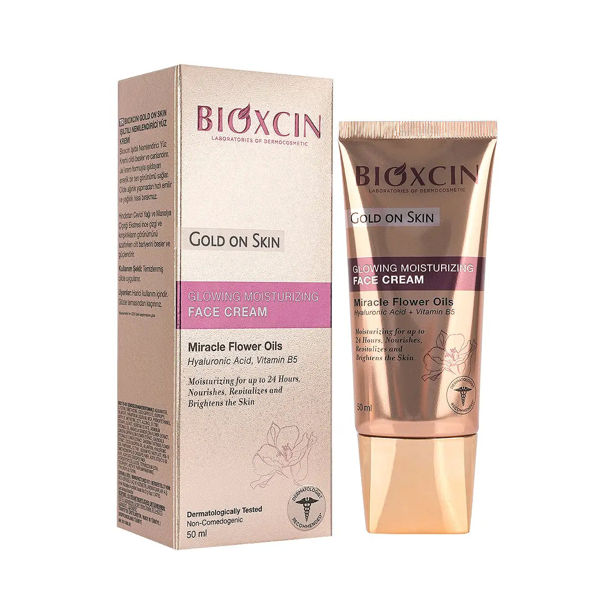 Bioxcin Gold On Skin Glowing Moisturizing Face Cream 50mL