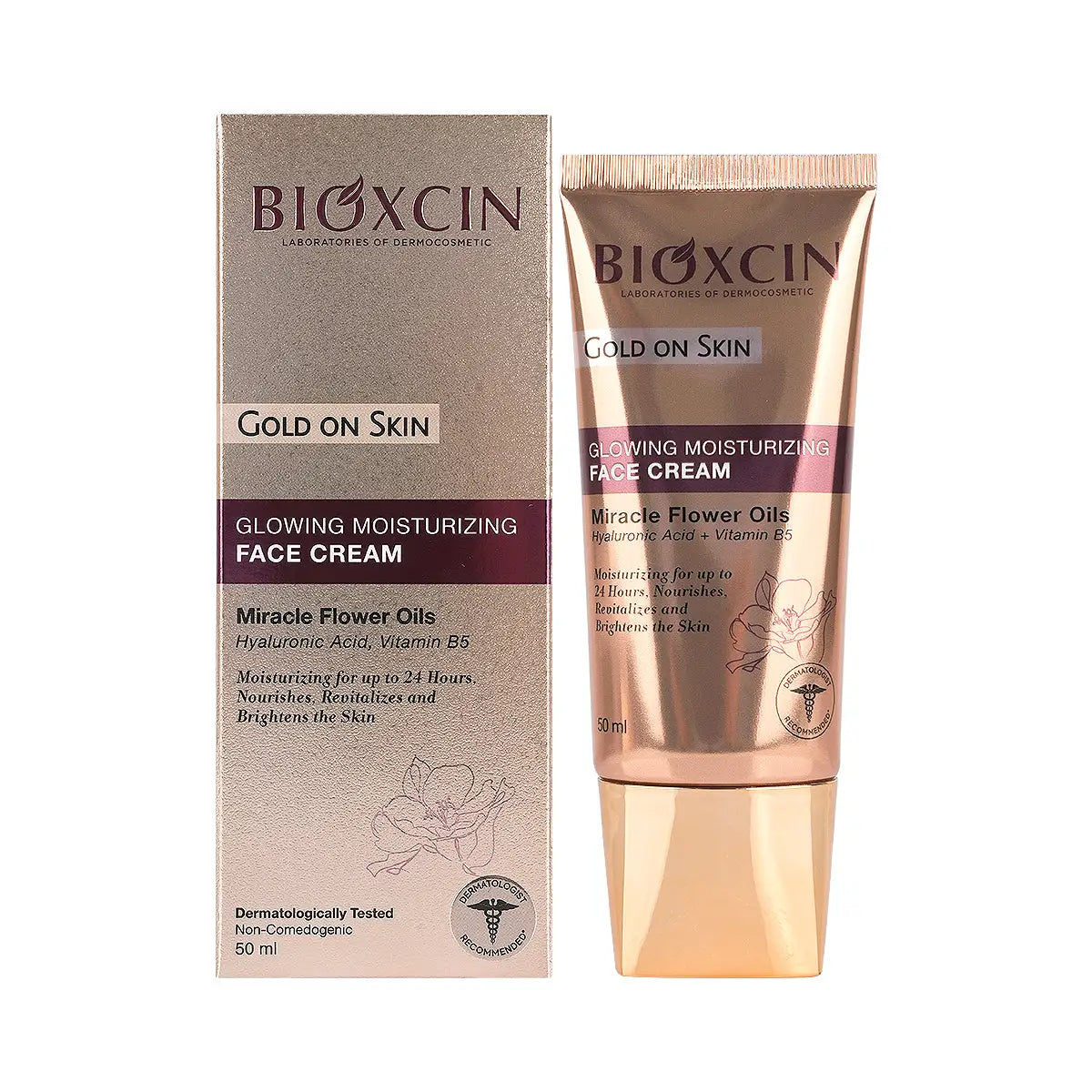 Bioxcin Gold On Skin Glowing Moisturizing Face Cream 50mL