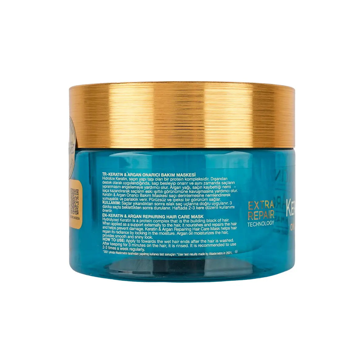 Bioxcin Keratin & Argan Repairing Hair Mask 225mL