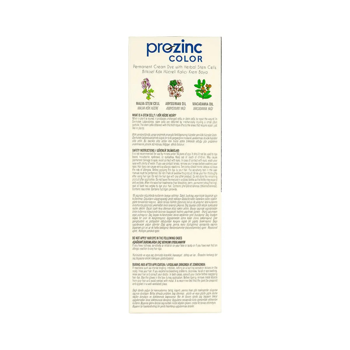Prozinc Hair Color 5.0-Light Brown