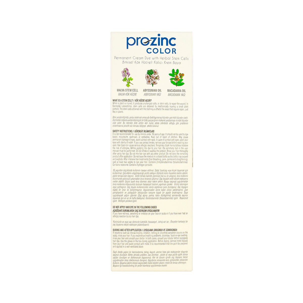 Prozinc Hair Color 8.3-Light Ash Blonde