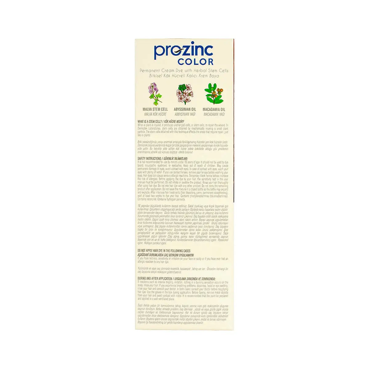 Prozinc Hair Color 8.44-Light Blonde Intense Copper