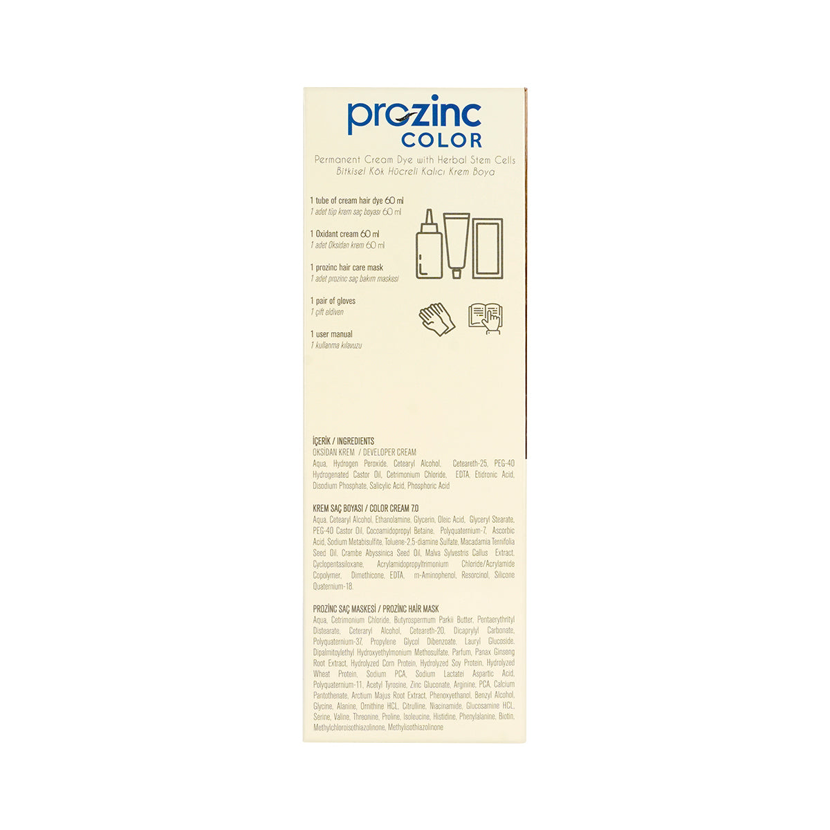 Prozinc Hair Color 7.0-Blonde