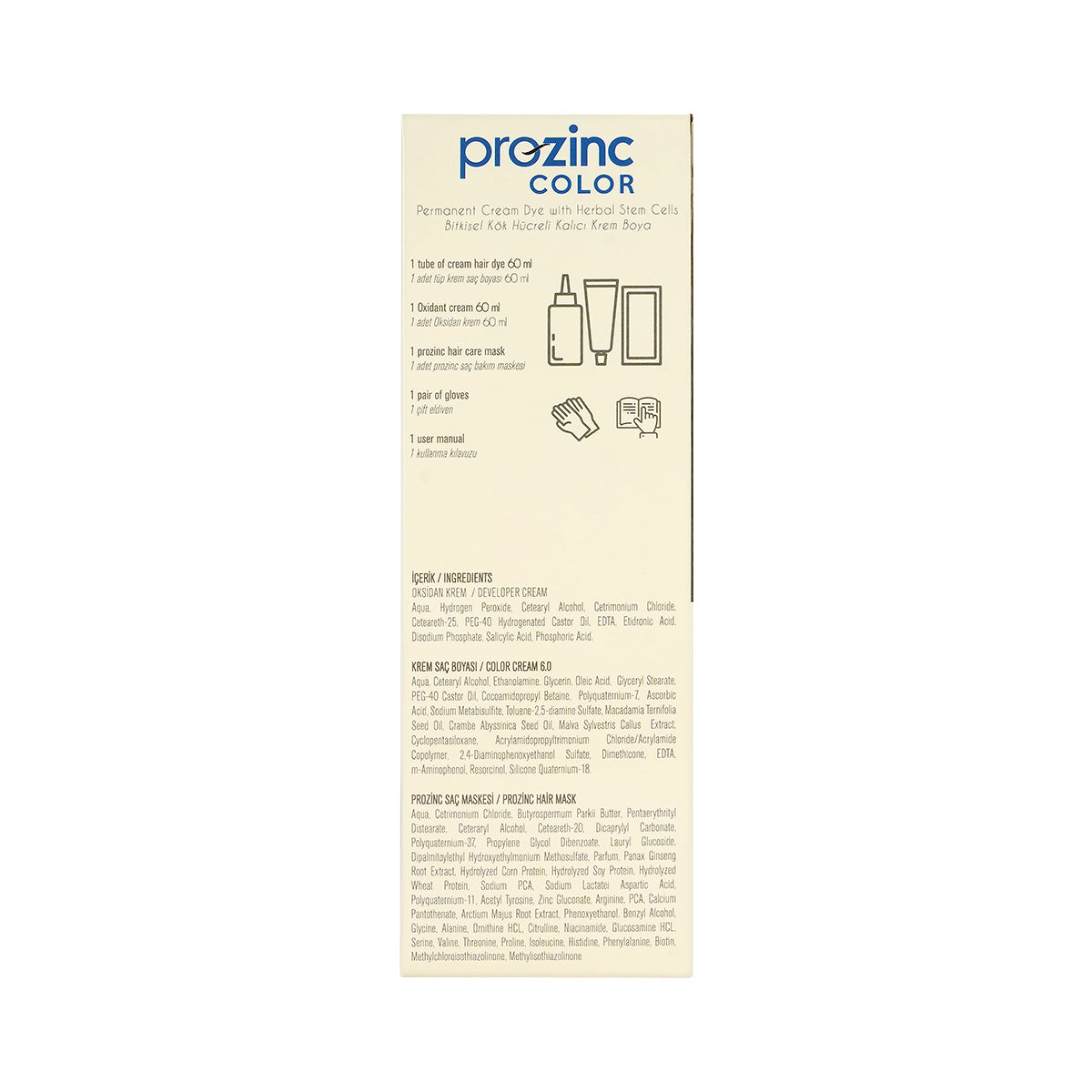 Prozinc Hair Color 7.1-Ash Blonde