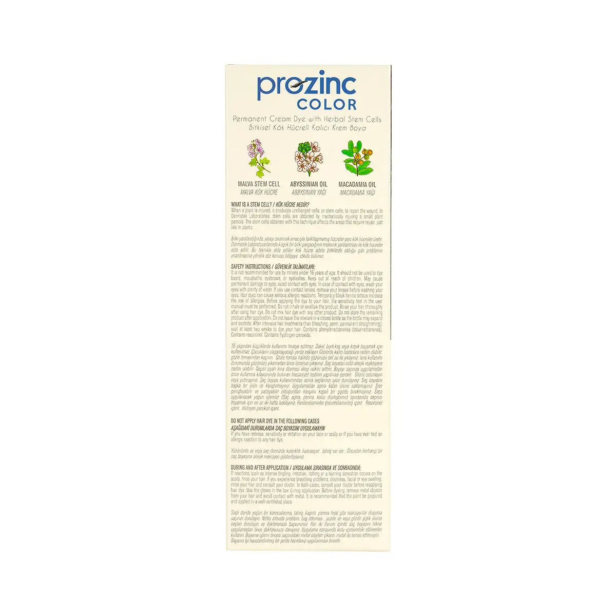 Prozinc Hair Color 8.1-Light Ash Blonde