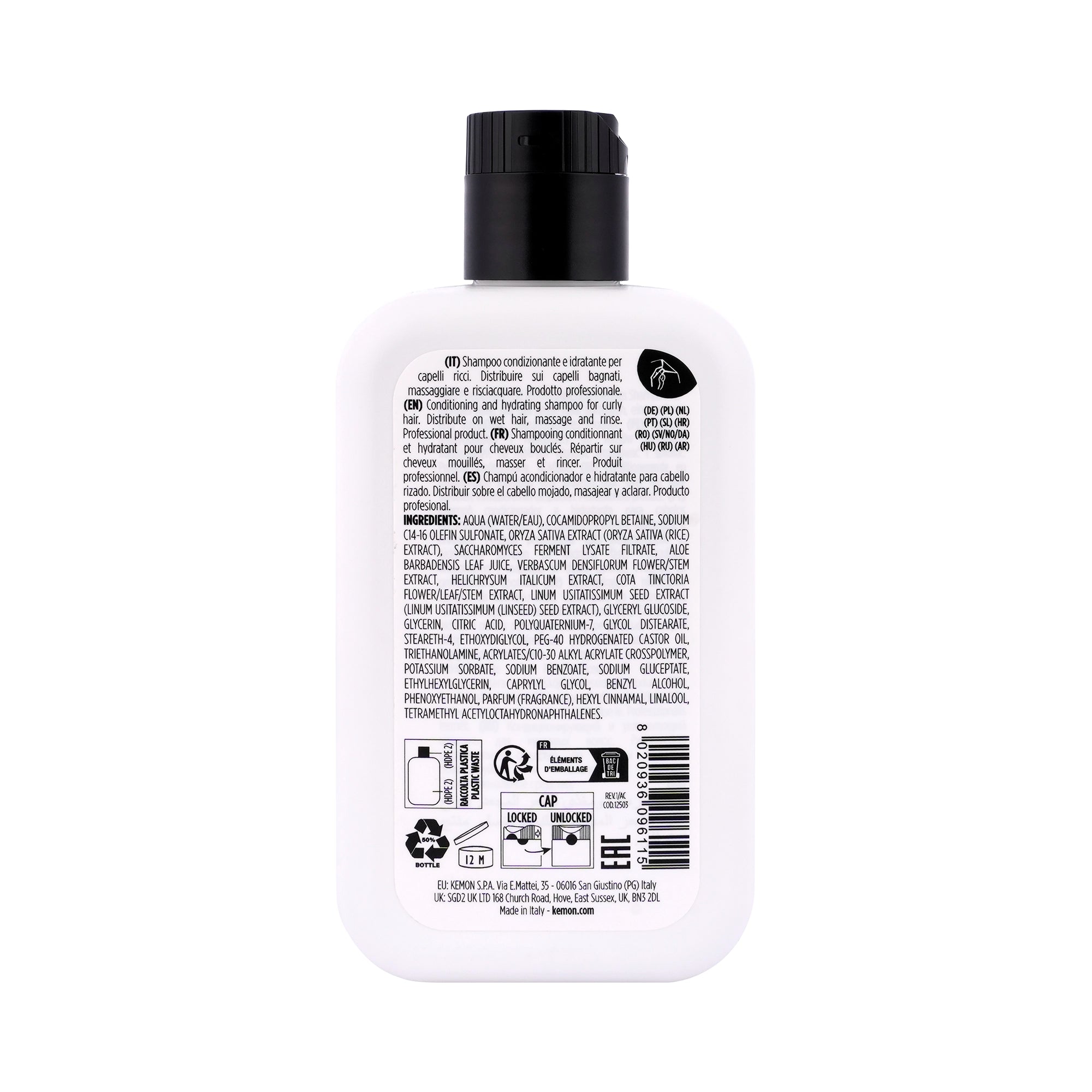 60996-Kemon Care Curly Hair Shampoo 250ml +2
