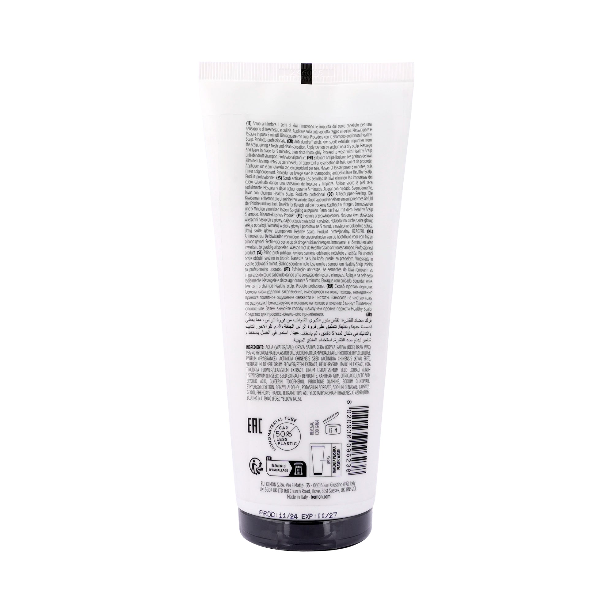 61000-Kemon Care Healthy Scalp Kiwi Scrub 200ml +2