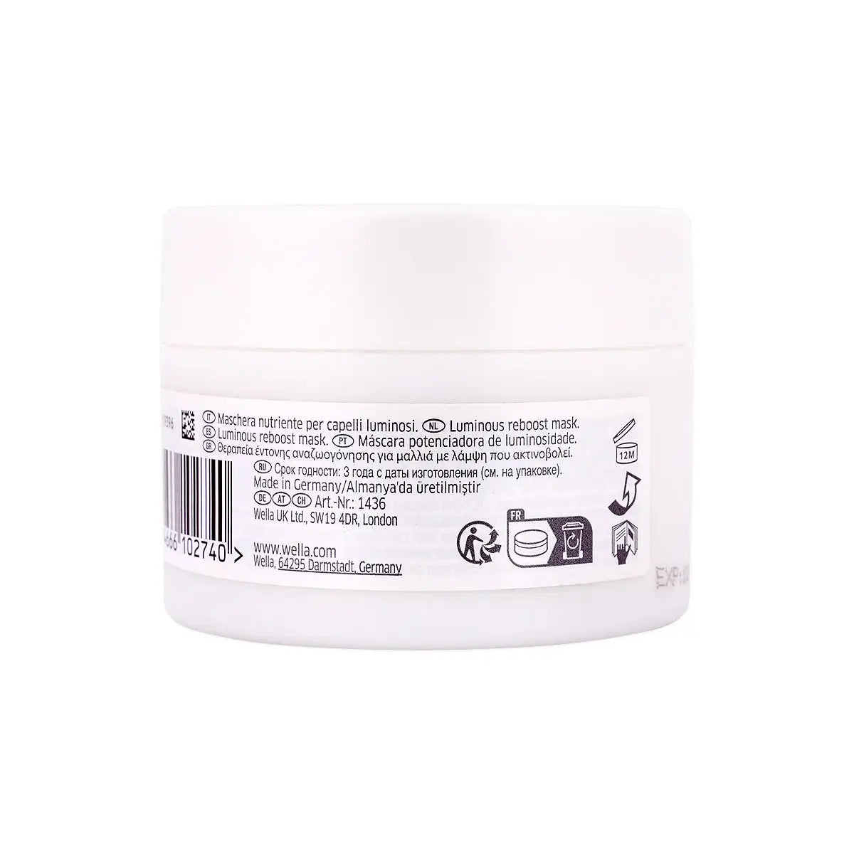 61018-Wella Oil Reflections Luminous Reboost Mask 150ml +2