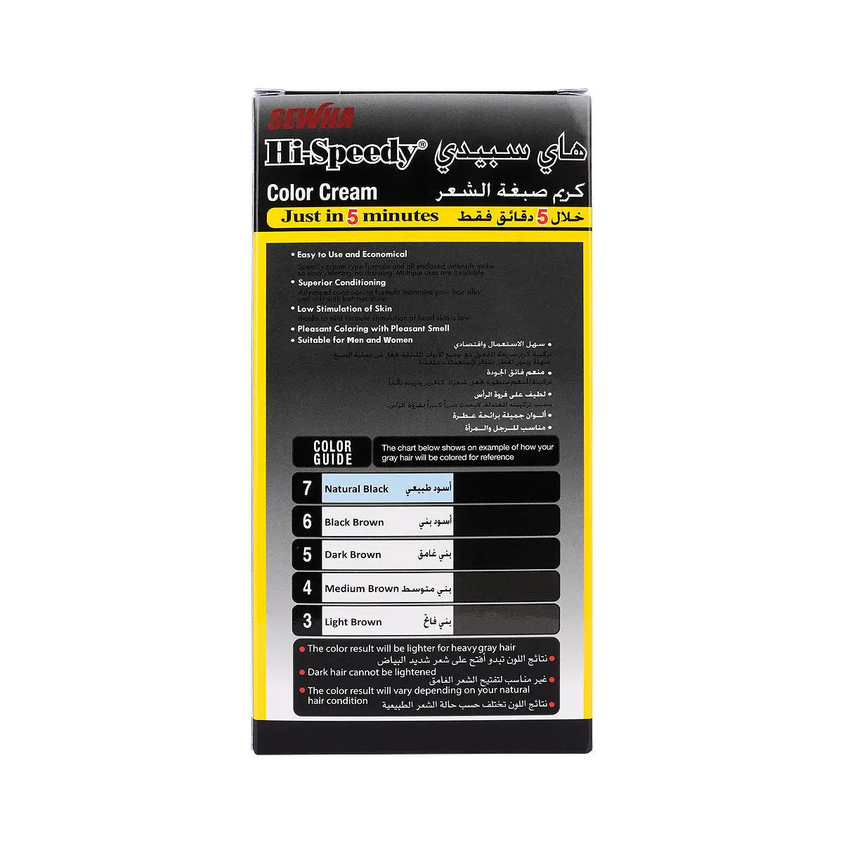 61028-HI-Speedy Color Cream 7-Natural Black +7