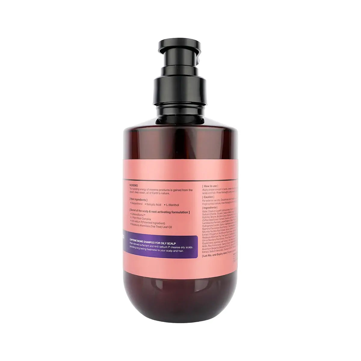 61032-Moremo Caffeine Biome Shampoo For Oily Scalp 500ml +1
