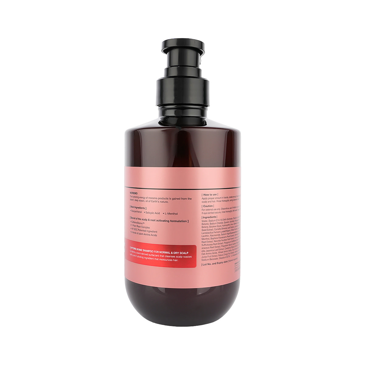 Moremo Caffeine Biome Shampoo For Normal & Dry Scalp 500ml