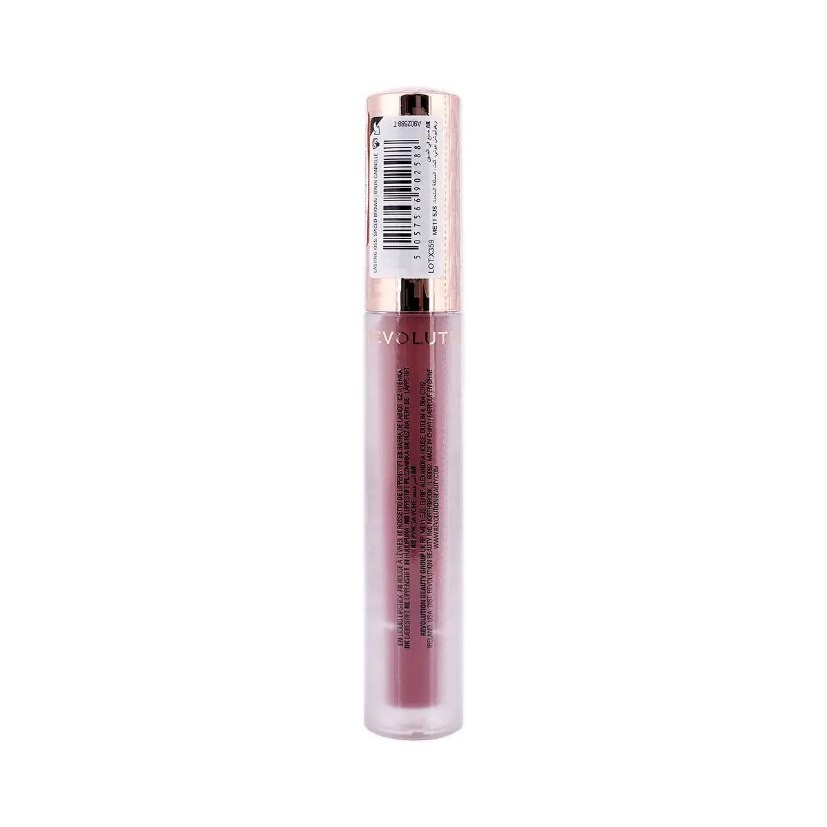 Revolution Lasting Kiss Liquid Matte Stain-Spiced Brown