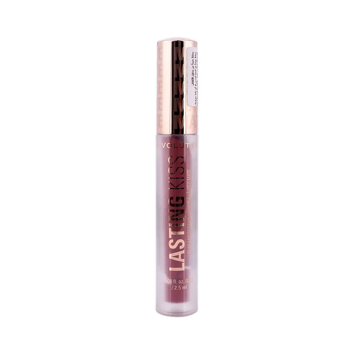 61081-Revolution Lasting Kiss Liquid Matte Stain-Spiced Brown