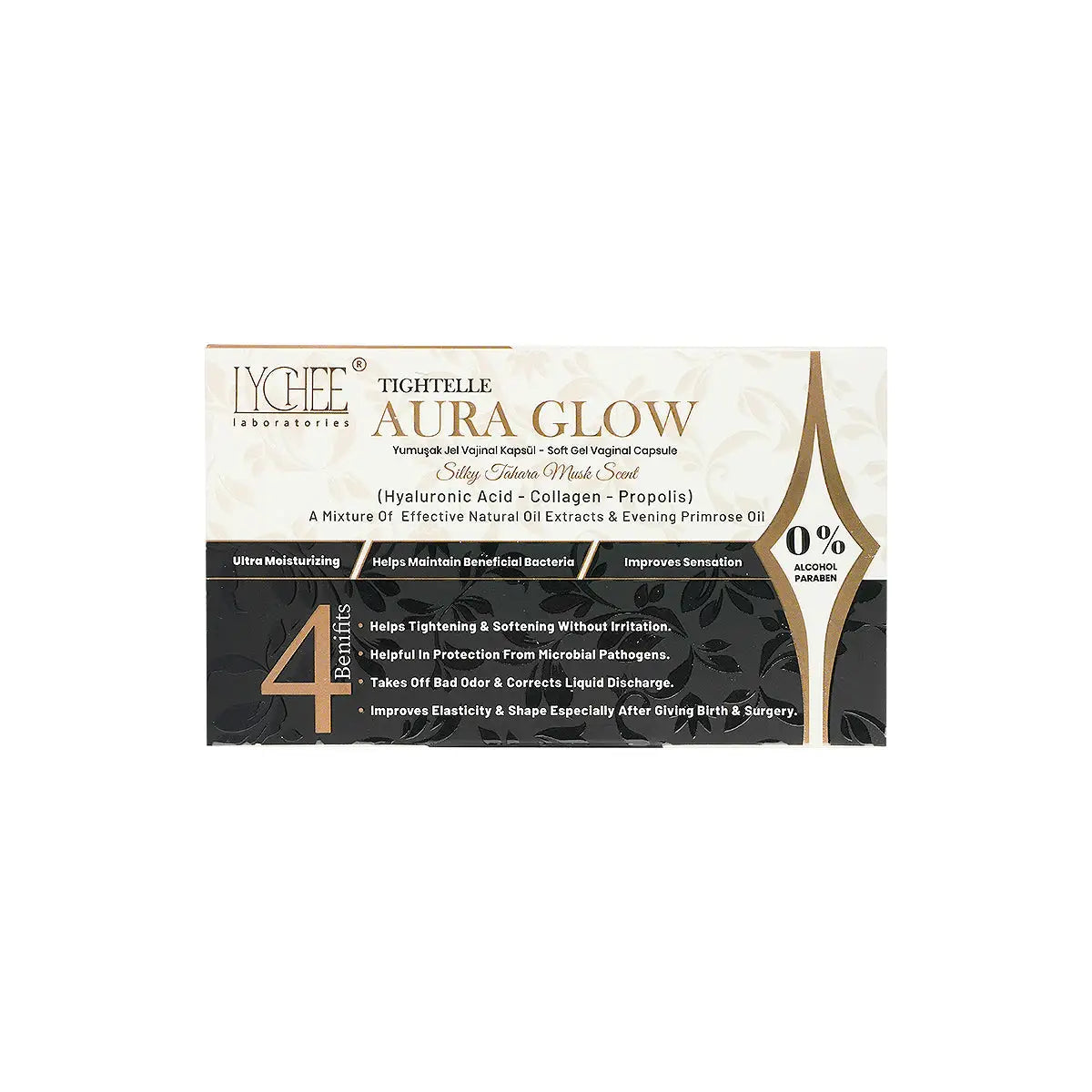 Lychee Tightelle Aura Glow Soft Gel Vaginal 10 Capsules