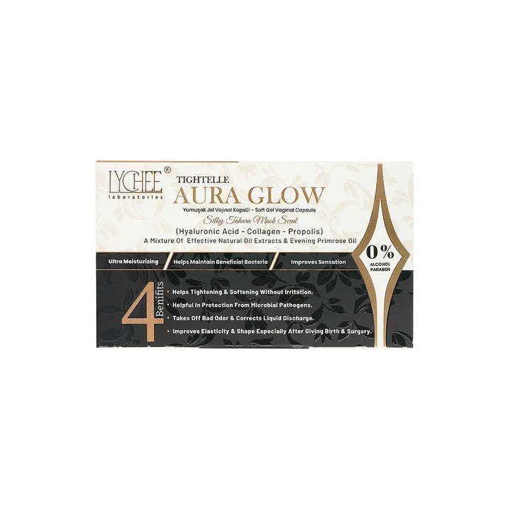61090-Lychee Tightelle Aura Glow Soft Gel Vaginal 10 Capsules