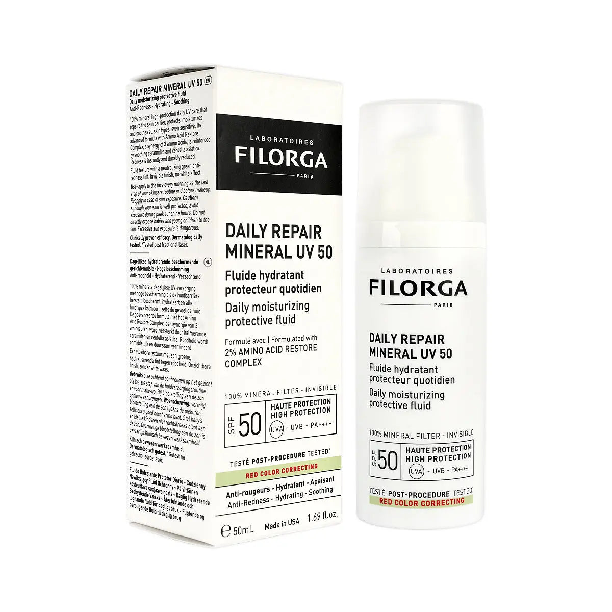61093-Filorga Daily Repair Mineral UV SPF50 Moisturizing Fluid50ml +1