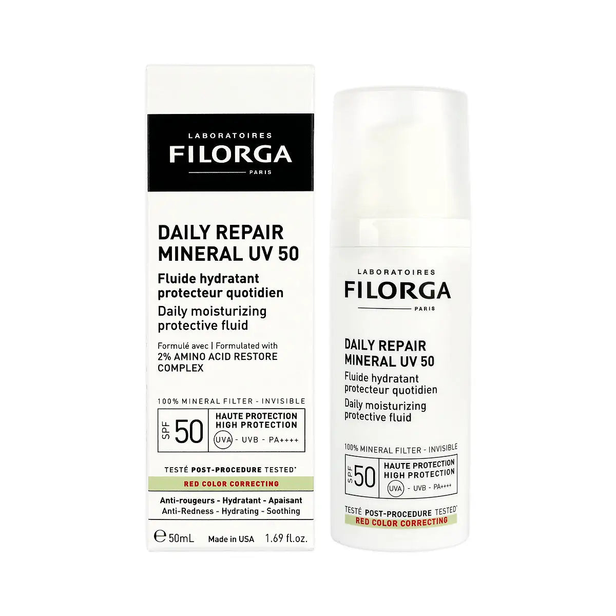 61093-Filorga Daily Repair Mineral UV SPF50 Moisturizing Fluid50ml +7