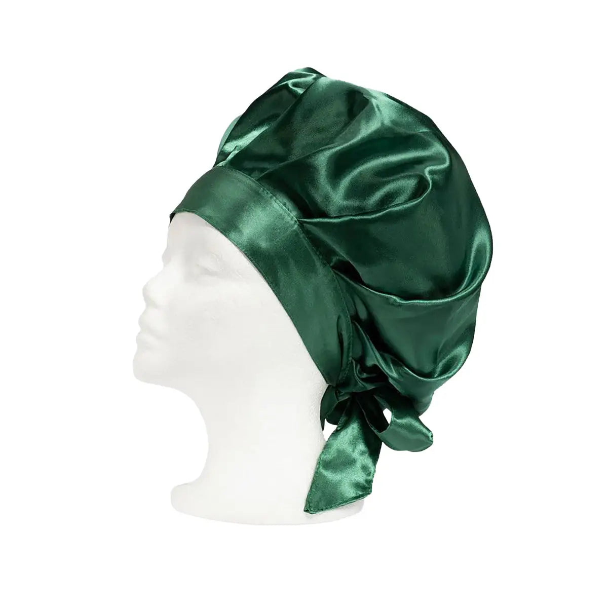 61108-Cantu Satin Tie Bonnet - Green