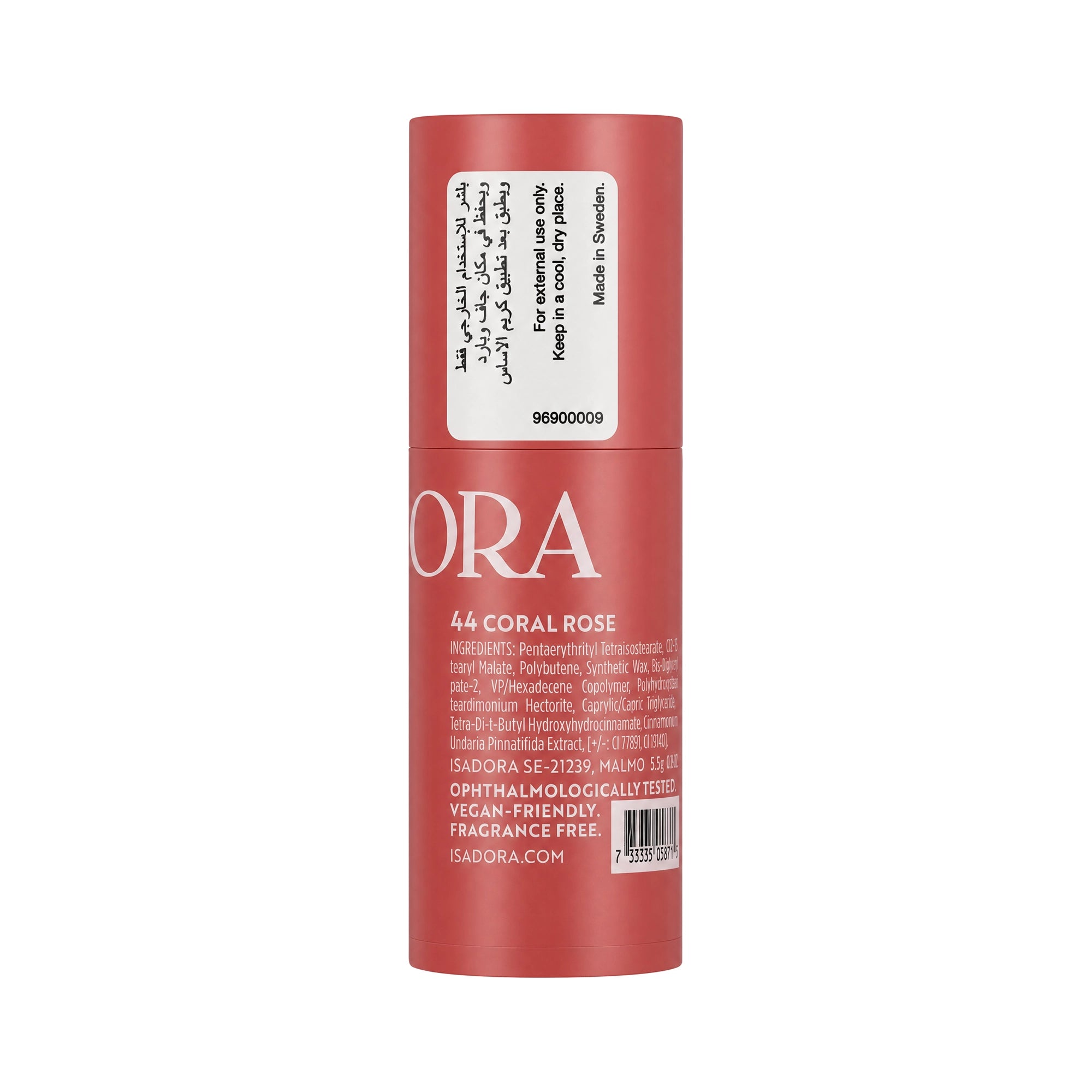 61114-Isadora The Blush Stick Cheeks,Lips & Eyes 44-Coral Rose +1