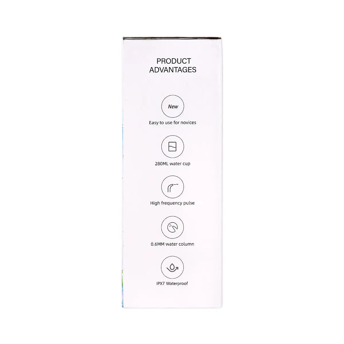 61117-Black & Brown Portable Water Flosser IPX7-White +1