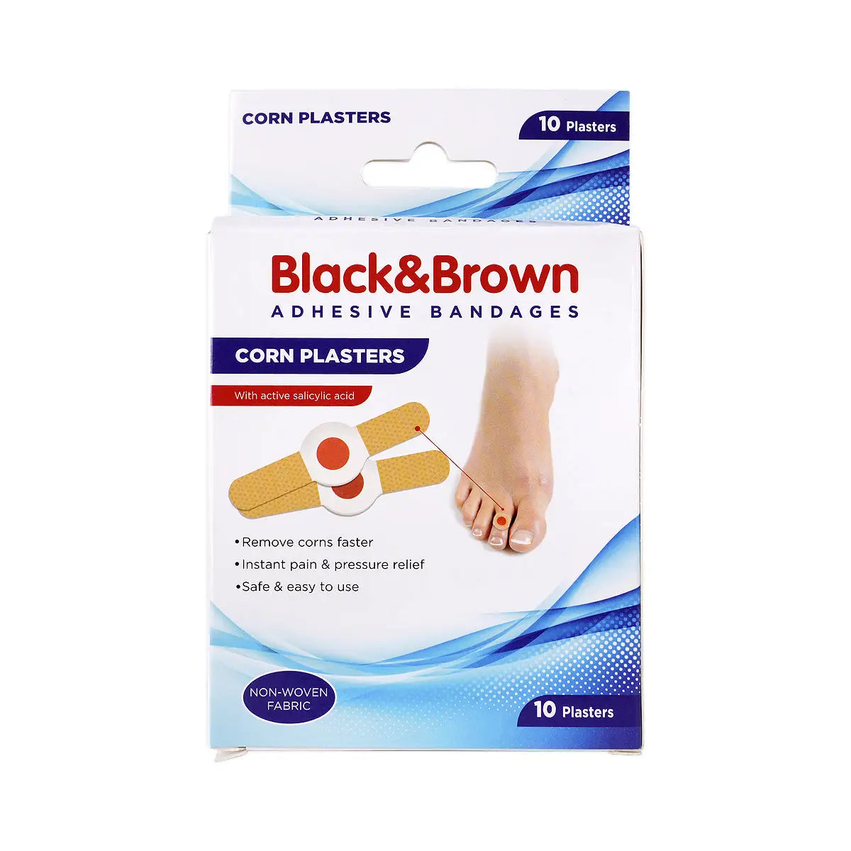 61118-Black & Brown corn plasters 10pcs
