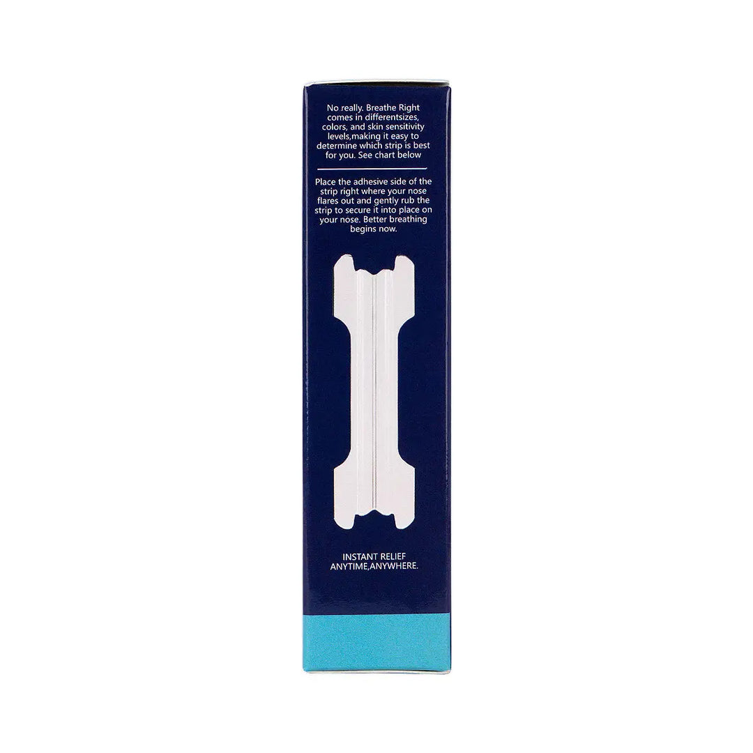 61119-Breath Right Large Clear Nasal Strips 30pcs +2
