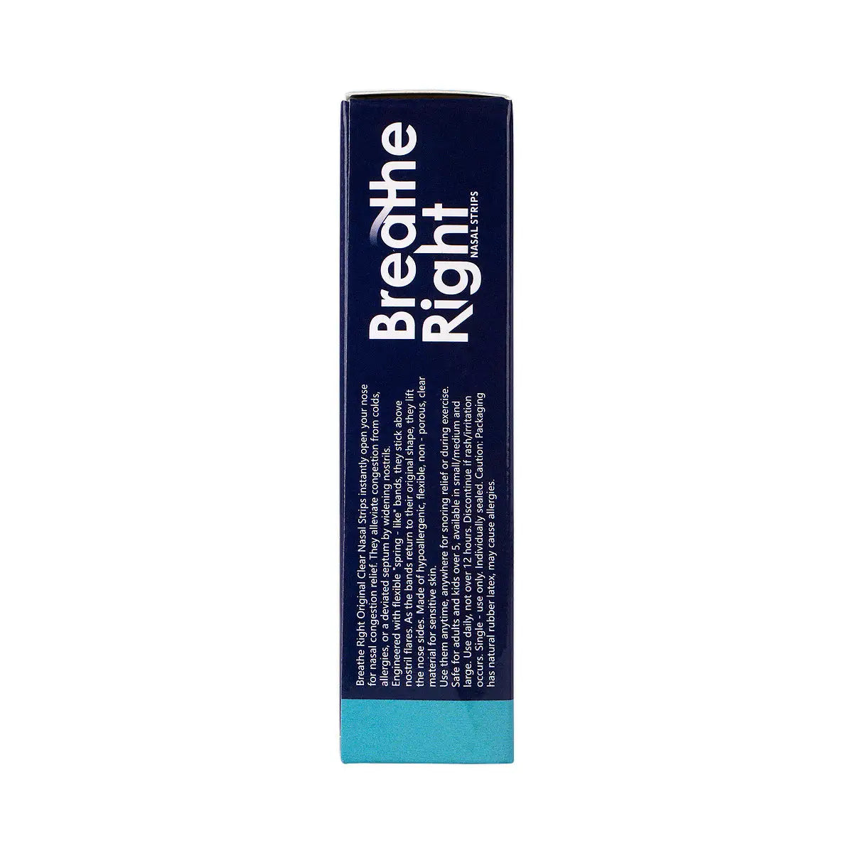 61119-Breath Right Large Clear Nasal Strips 30pcs +1