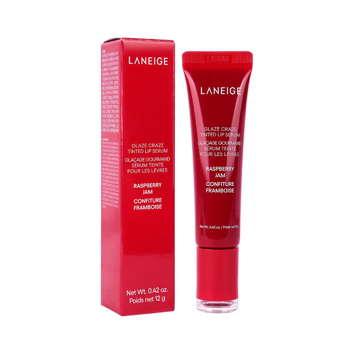 61124-Laneige Glaze Craze Tinted Lip Serum 12g-Raspberry Jam +1