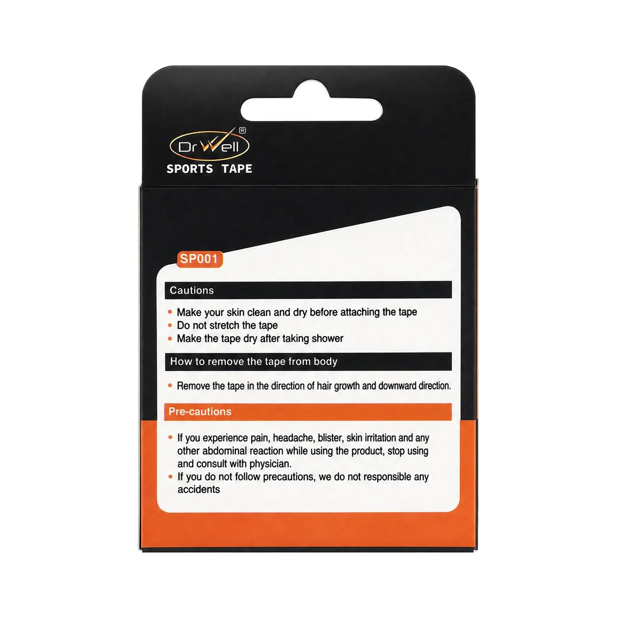 61127-Dr Well Sports Tape 5cmx5m - Green +2