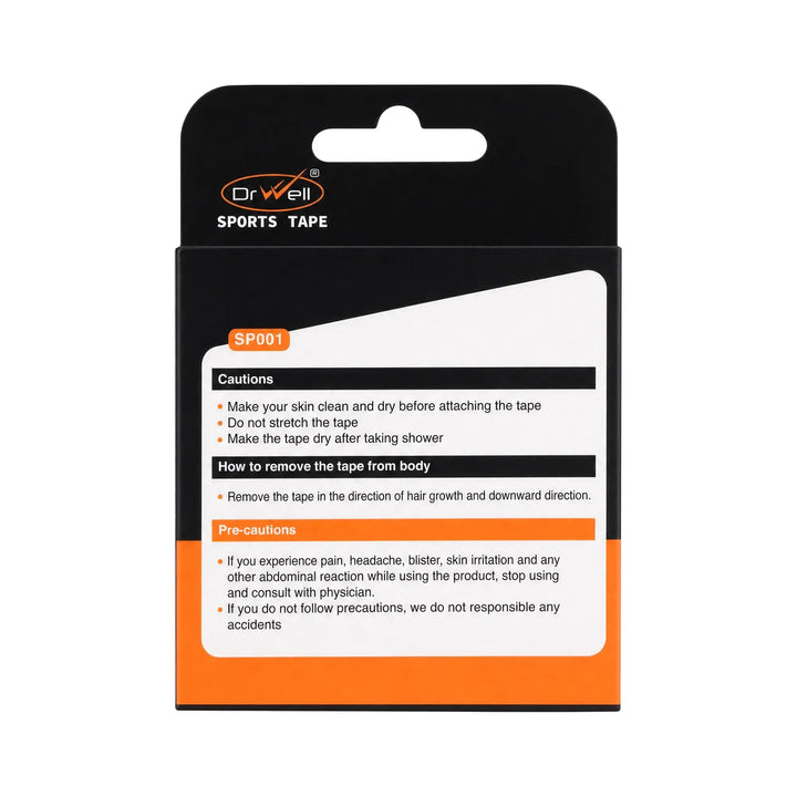 61130-Dr Well Sports Tape 5cmx5m - Brown +2