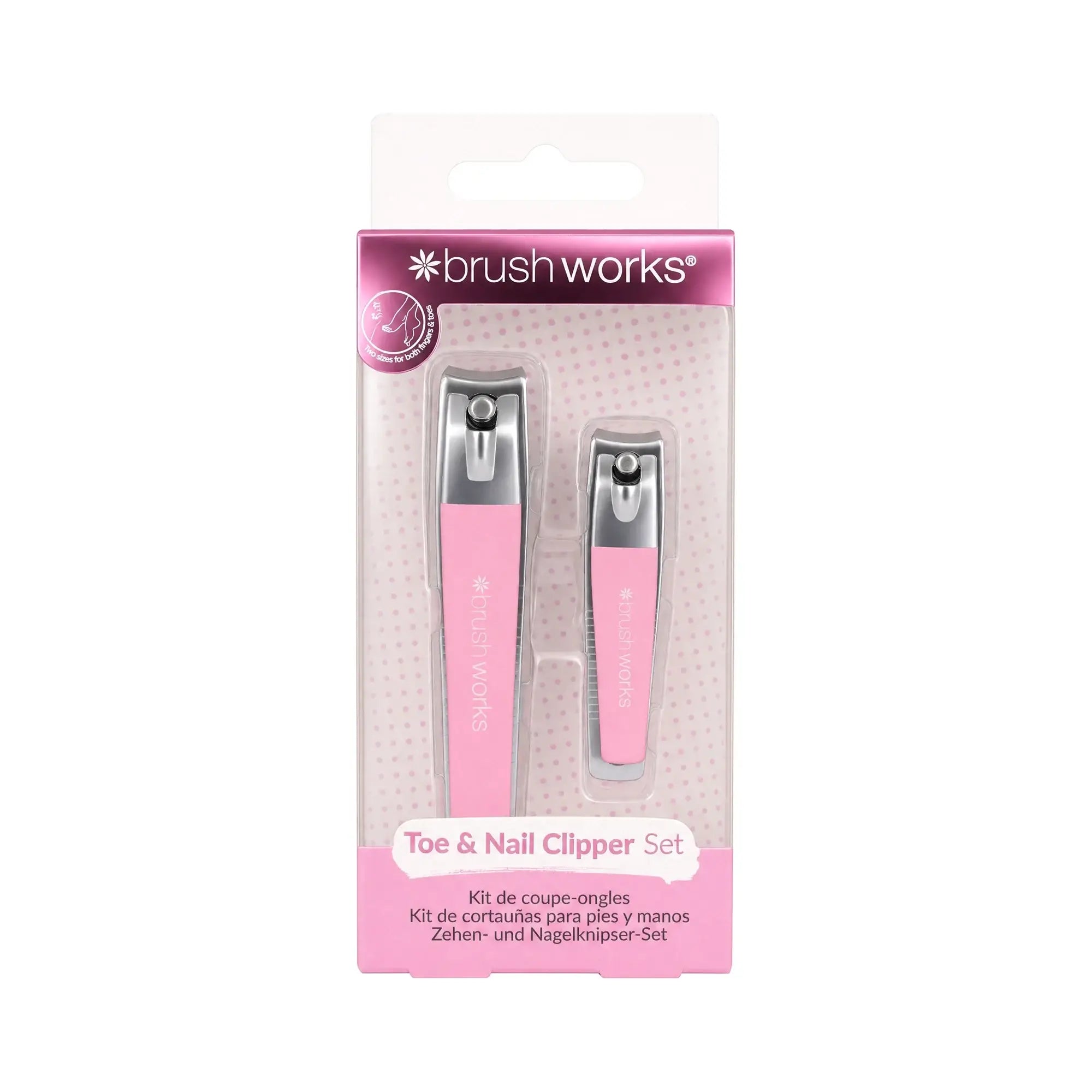 61133-Brushworks Toe & Nail Clipper Set 