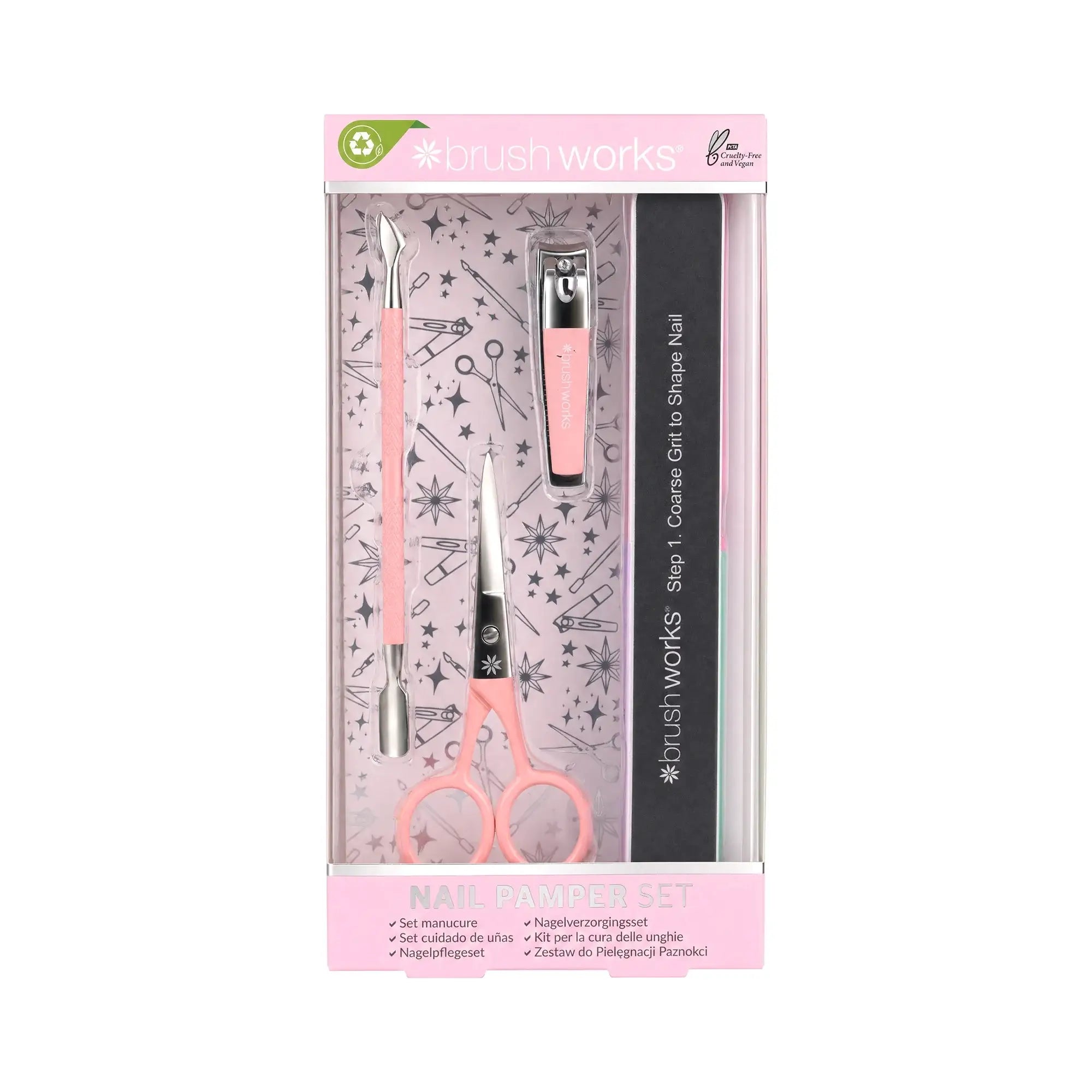 61136-Brushworks Nail Pamper Set 