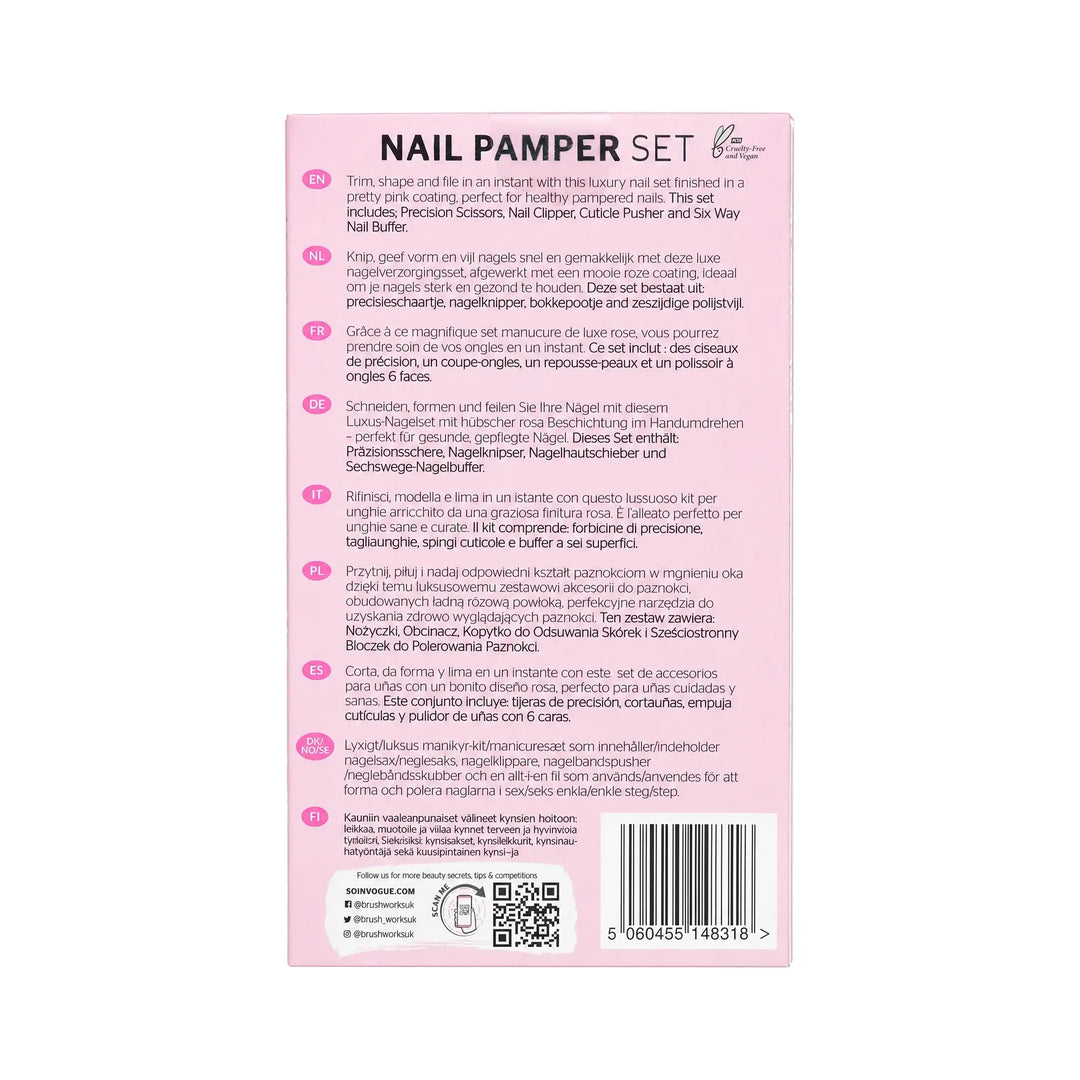 61136-Brushworks Nail Pamper Set +1