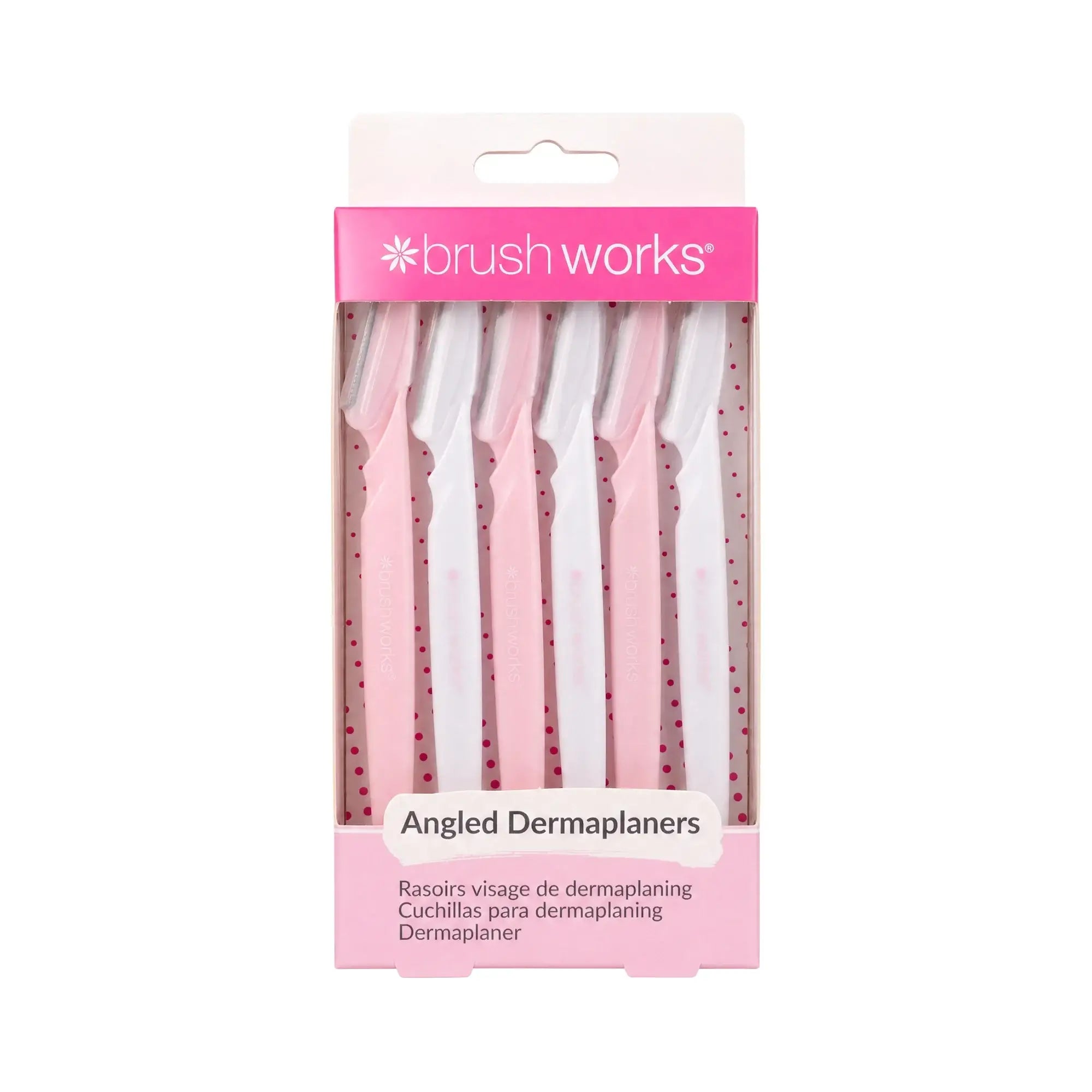 61137-Brushworks Angled Dermaplaners 6pcs 