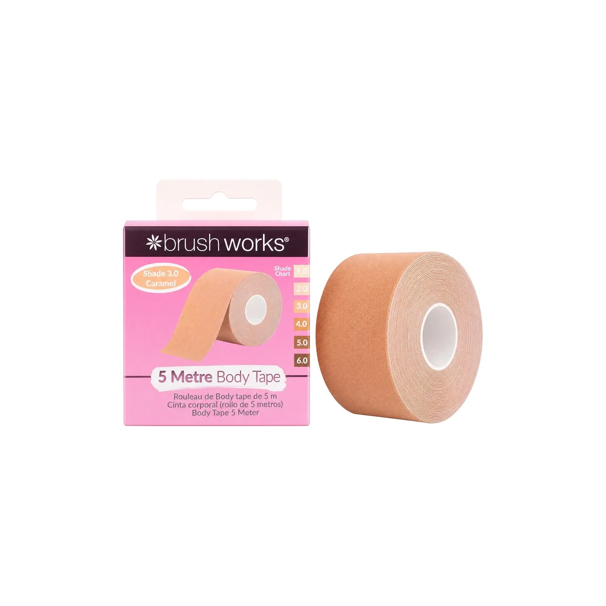 61141-Brushworks 5 Metre Body Tape Shade 3.0-Caramel +1