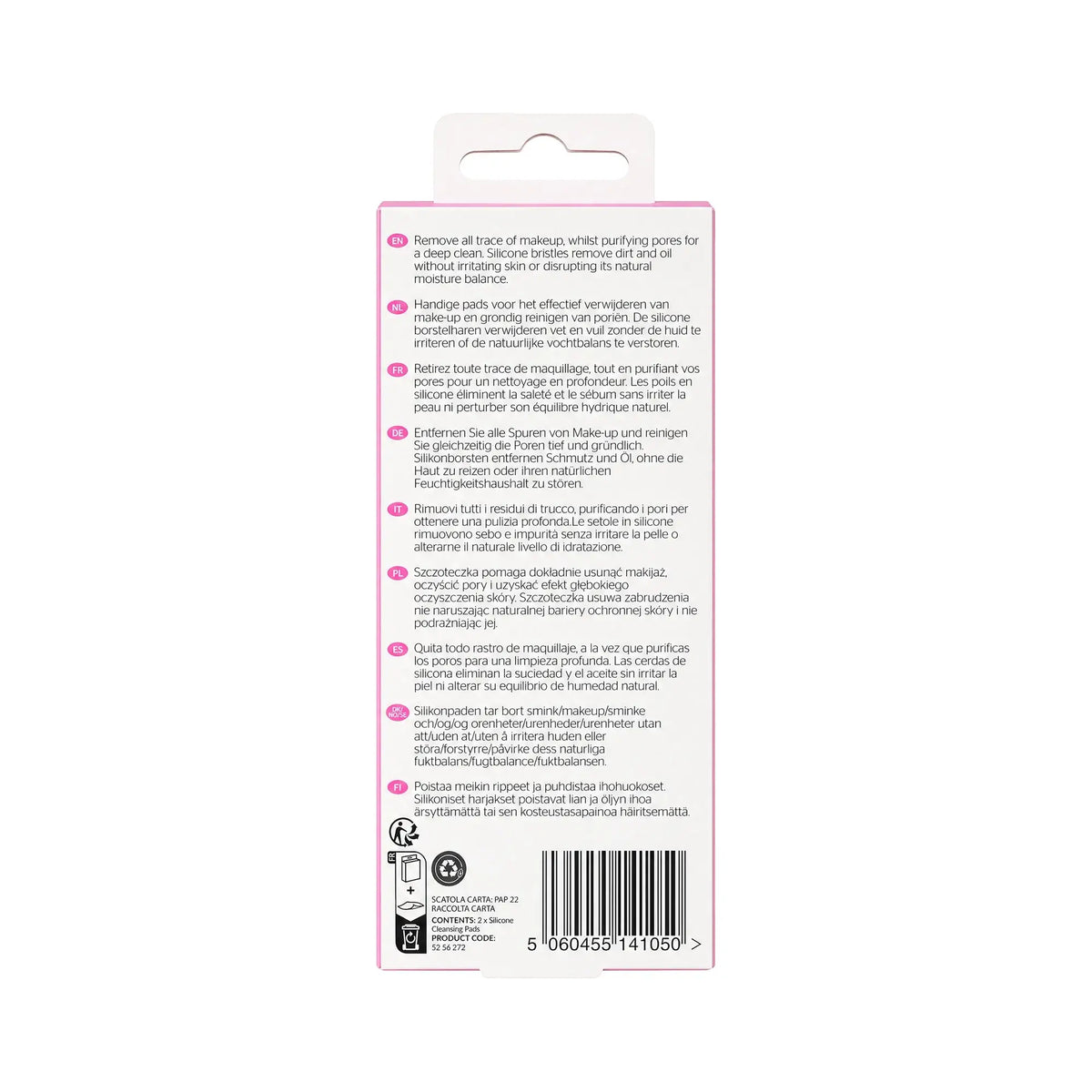 61142-Brushworks Silicone Facial Cleansing Pads 2pcs +1