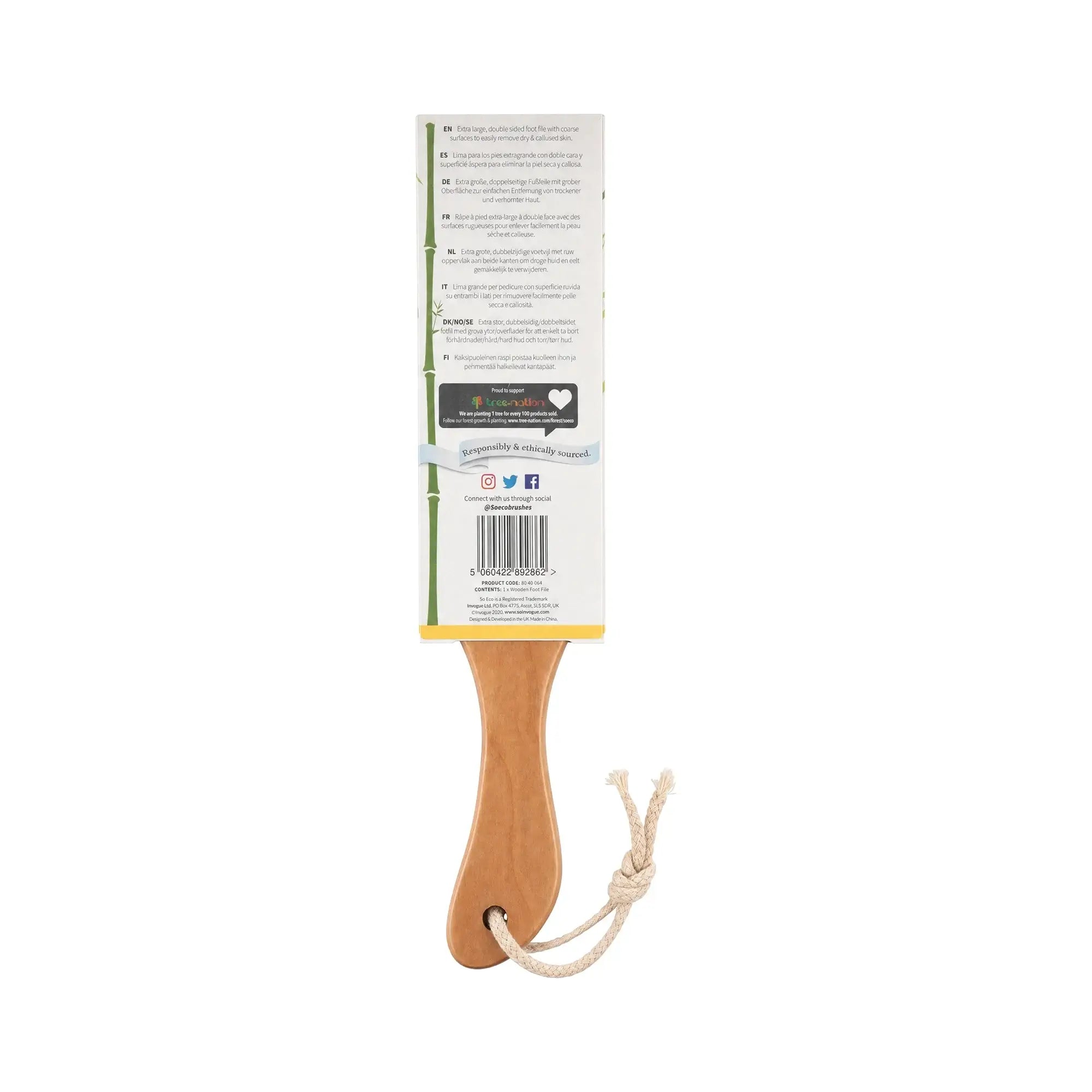 61144-Soeco Wooden Foot File +1