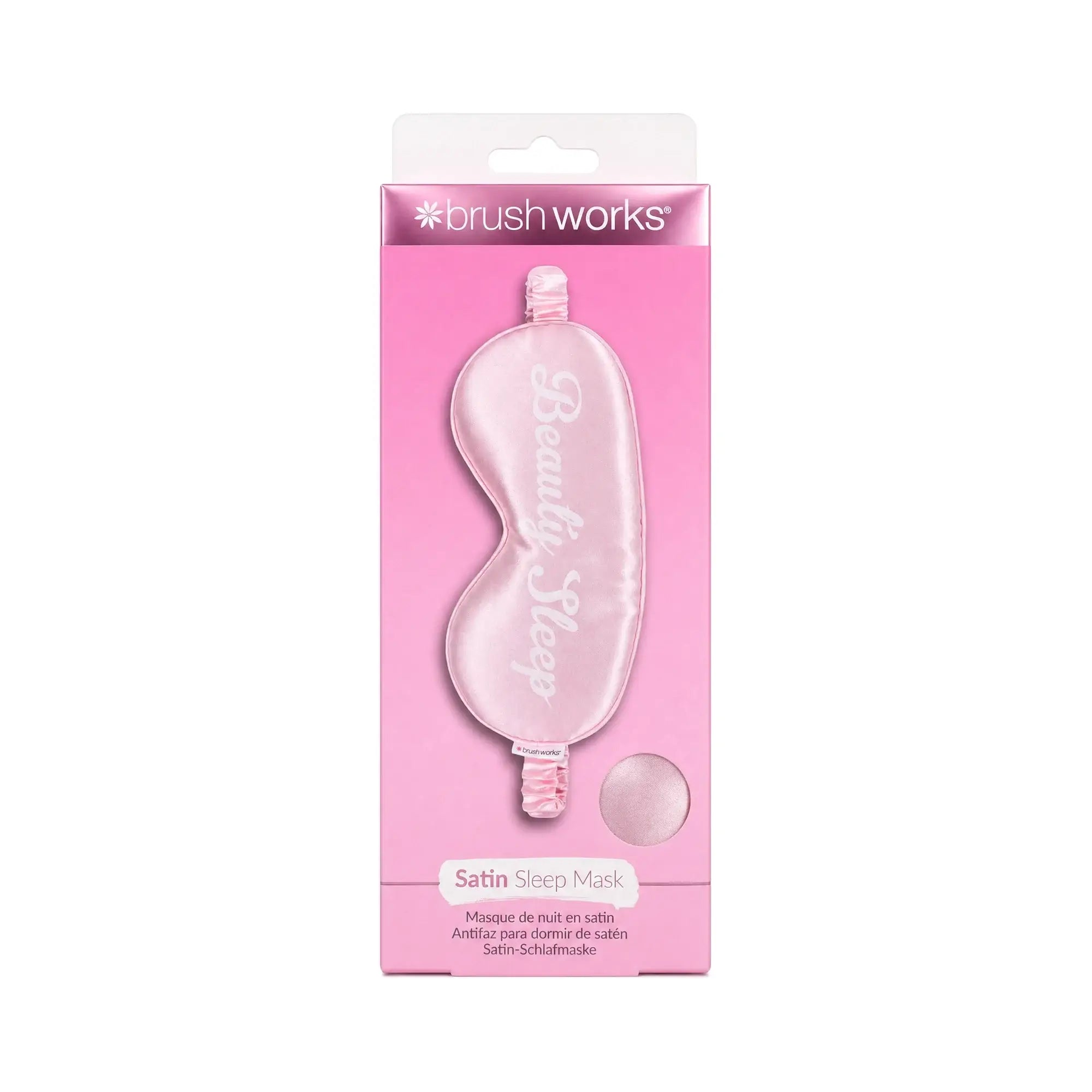 61148-Brushworks Satin Sleep Mask 