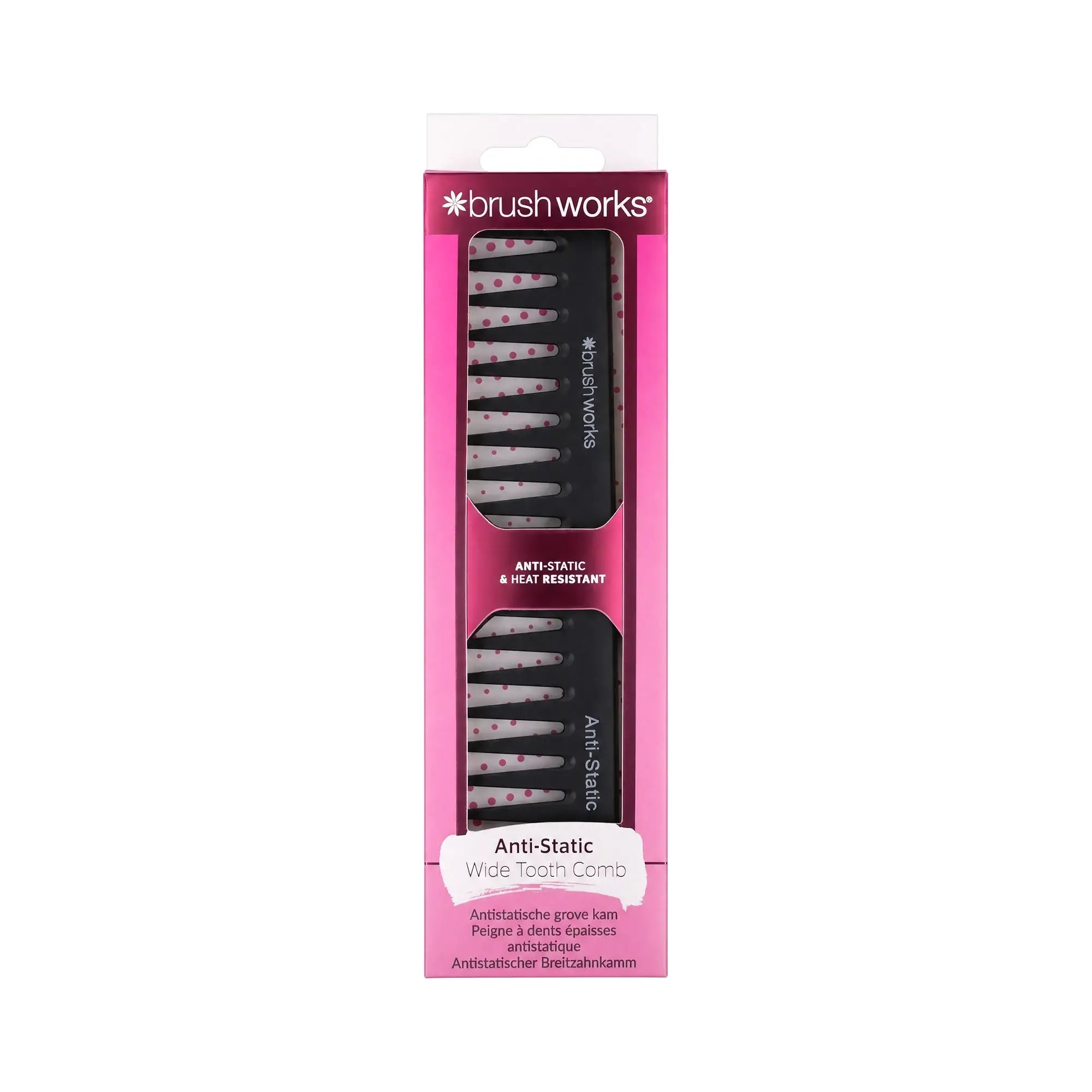 61149-Brushworks Anti-Static Wide Tooth Comb 
