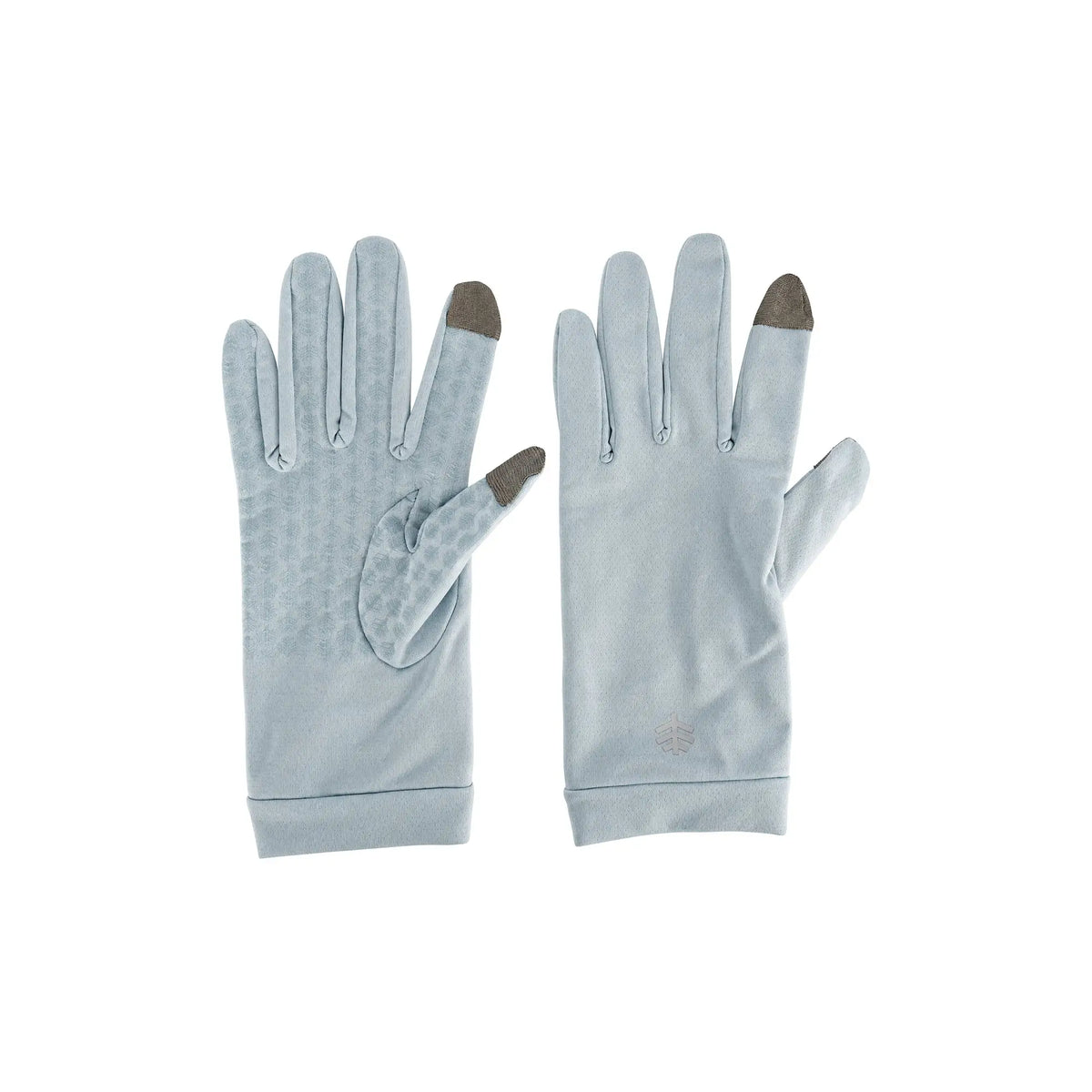 61155-Coolibar UPF50+ Sun Gloves Blue-S +1